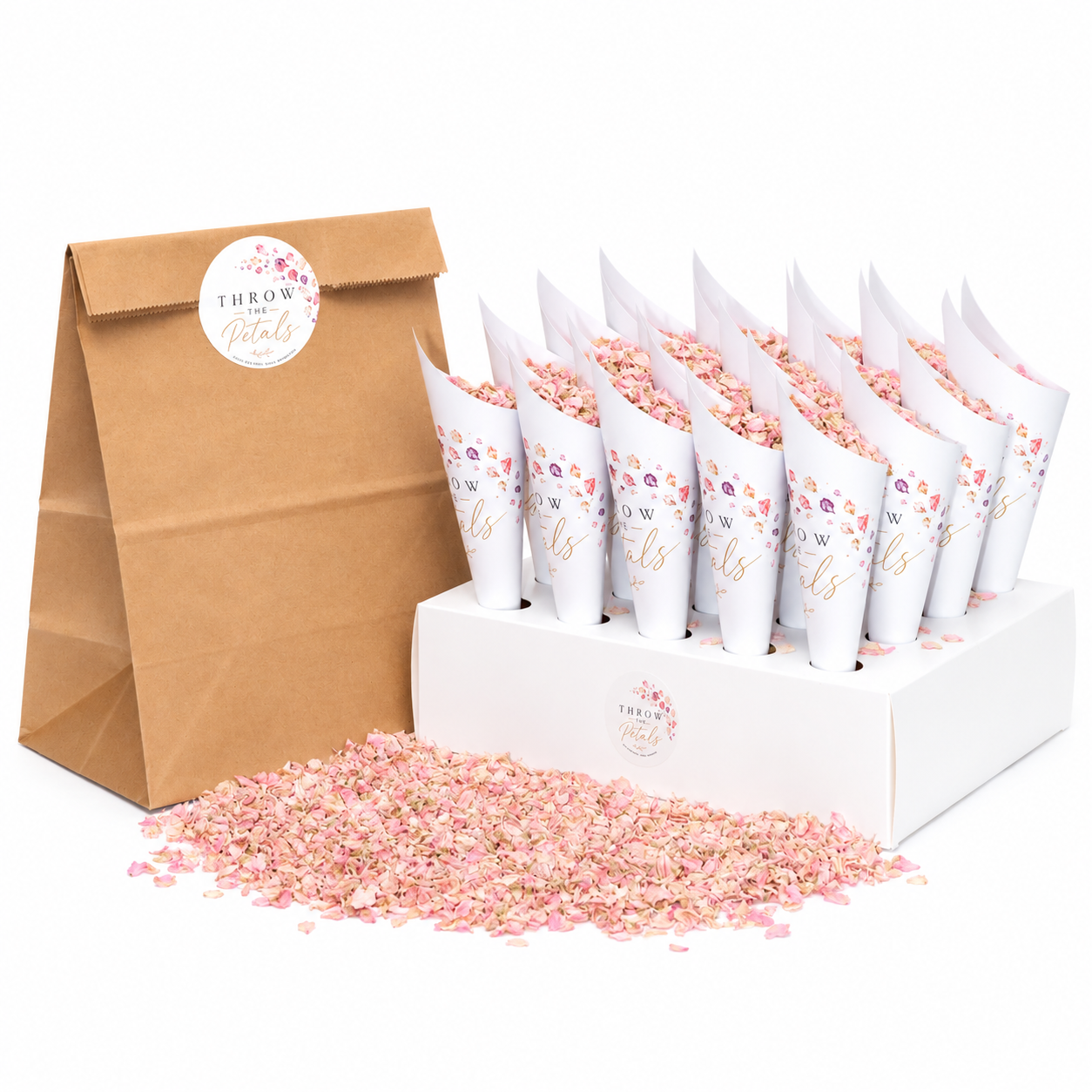 Blush Romance Cones