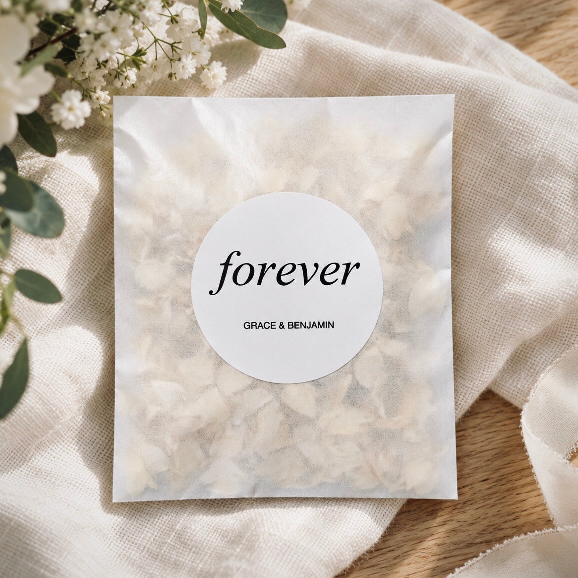 Forever - Personalised Confetti Sachets