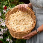 Ivory Elegance Confetti Basket (50-60 handfuls)