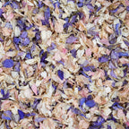 20 - Blue Meadow Confetti Cones With Holder & 2L of Petals